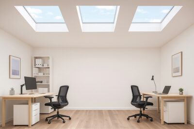 Ventanas para techo plano