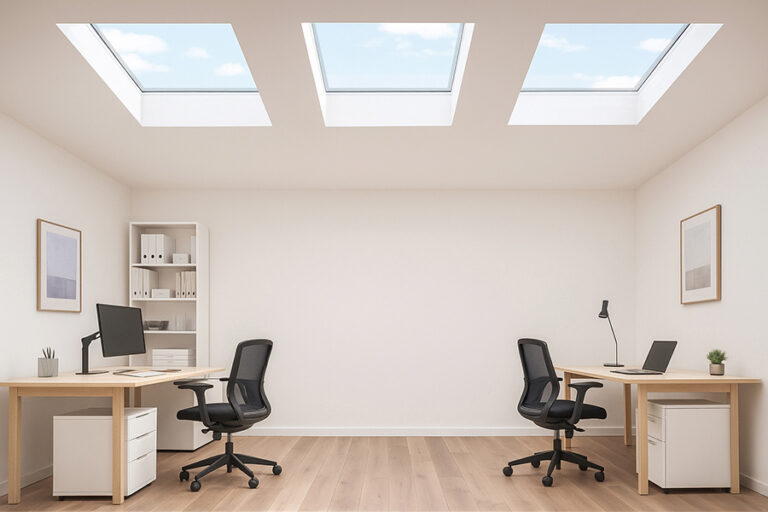 Ventanas para techo plano