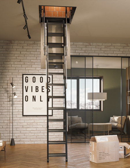 Escaleras plegables para techo